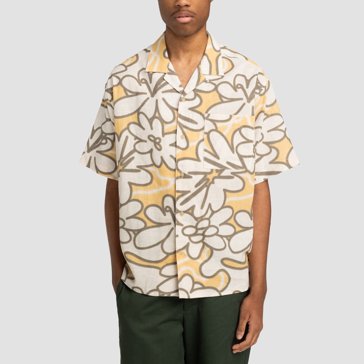 Element Thalweg Short Sleeve Shirt Pop Yellow