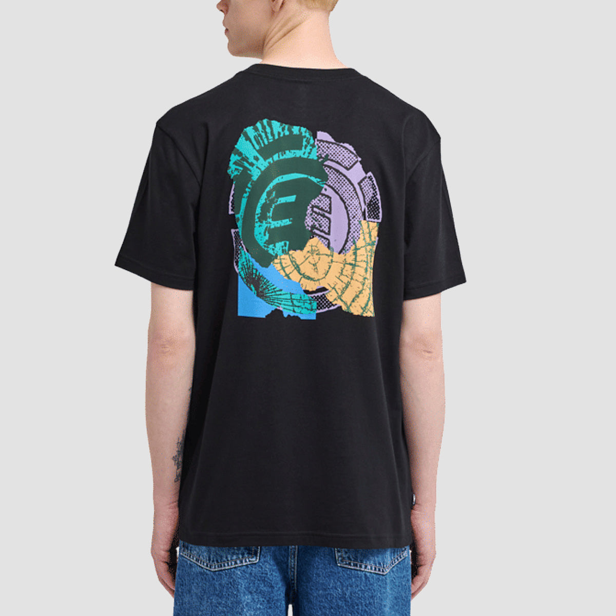 Element Torn T-Shirt Flint Black