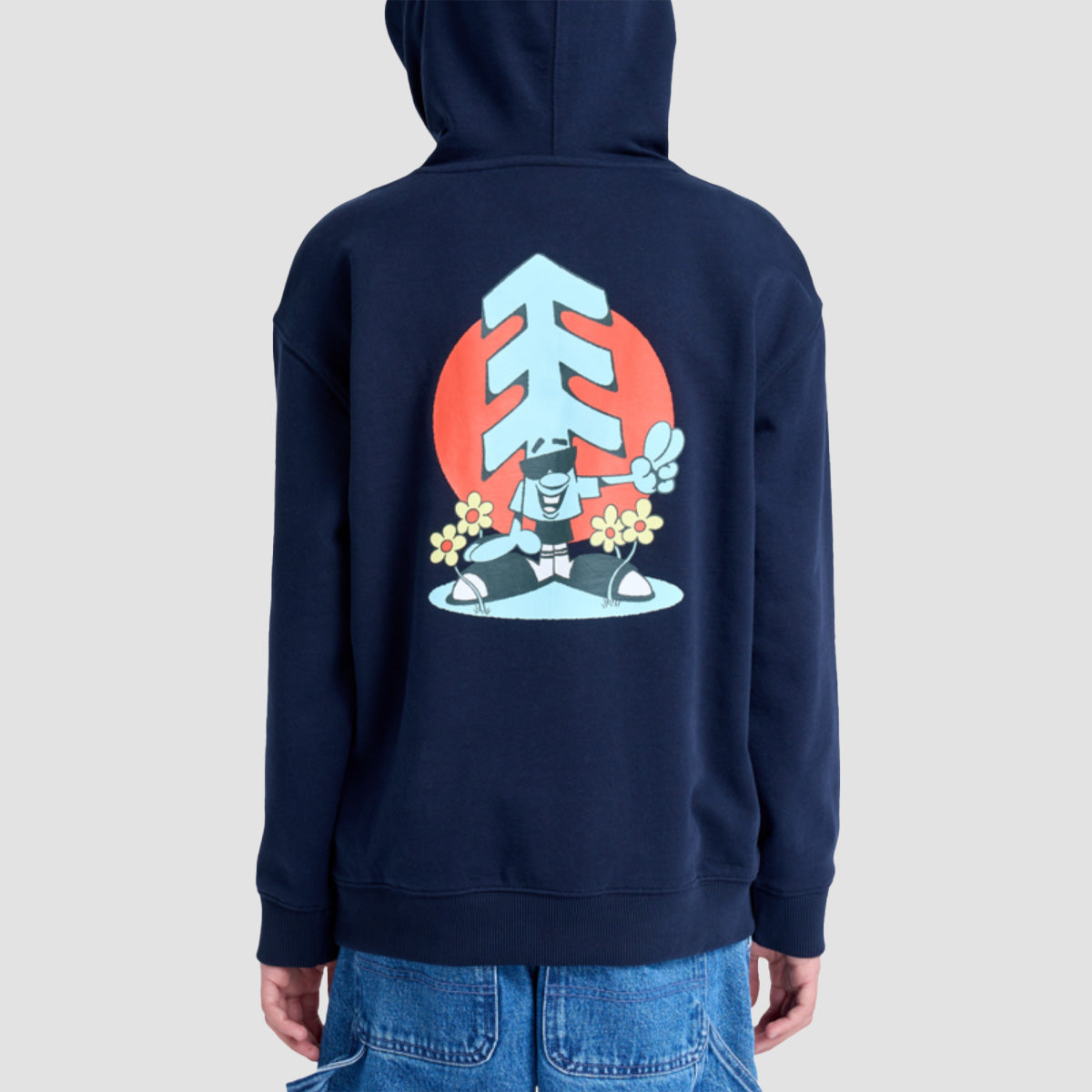Element Whats Up Pullover Hood Eclipse Navy - Kids