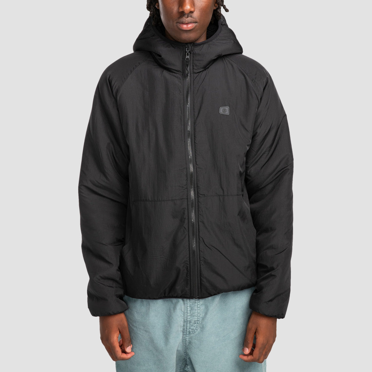 Element Wolfe Reversible Sherpa Jacket Flint Black