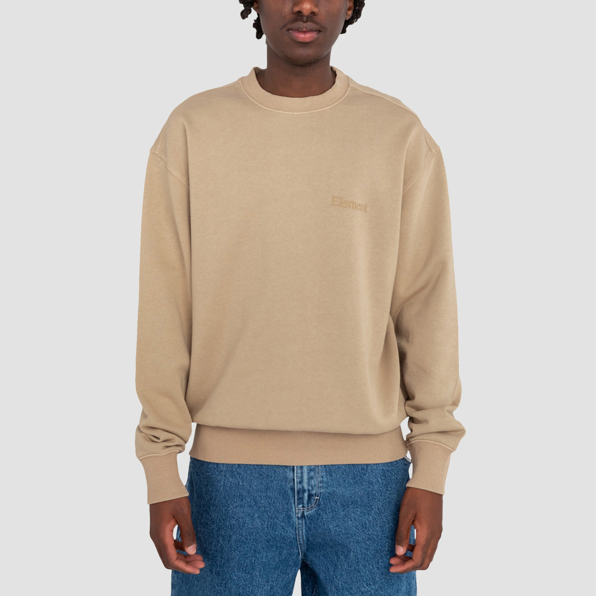 Element X Smokey Bear Cornell 3.0 Crew Sweatshirt Weathered Teak