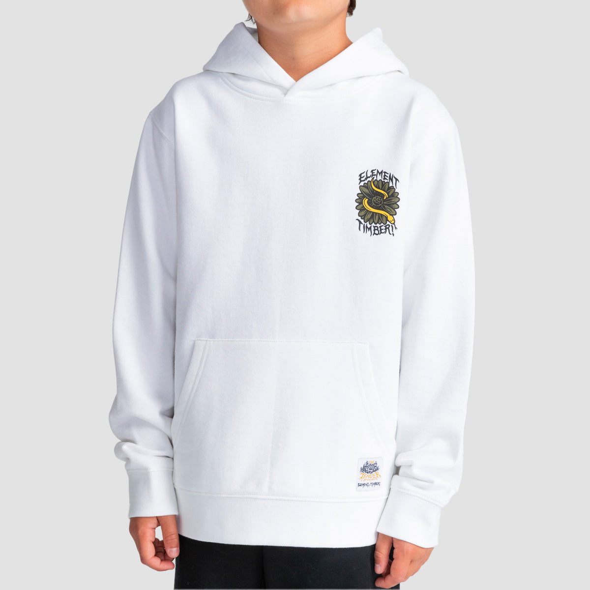 Element X Timber Covered Pullover Hoodie Optic White - Kids