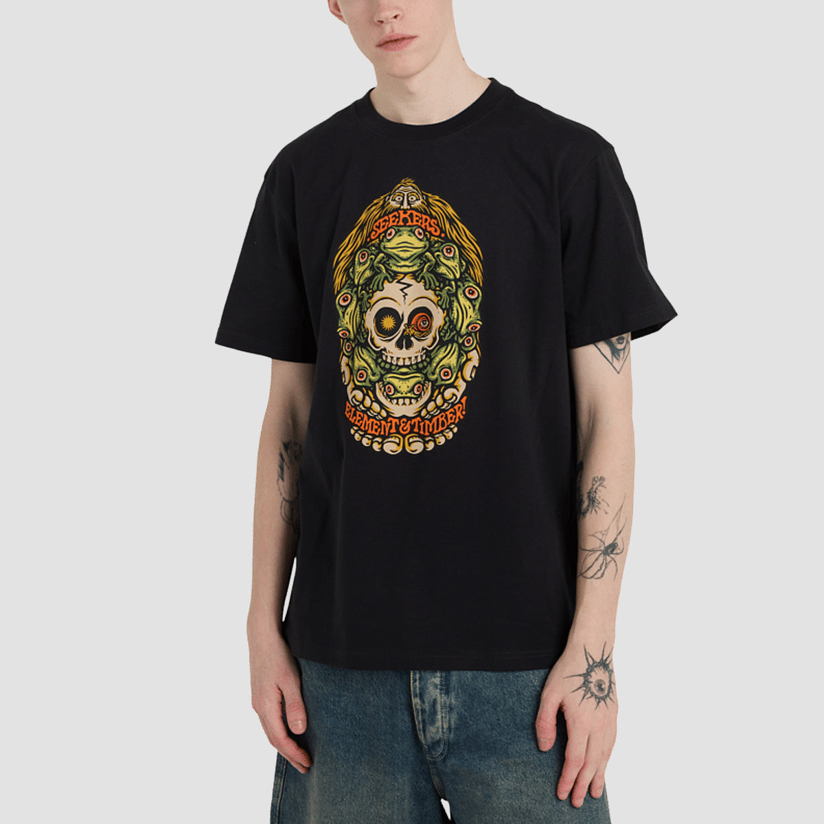 Element X Timber Orbit T-Shirt Off Black