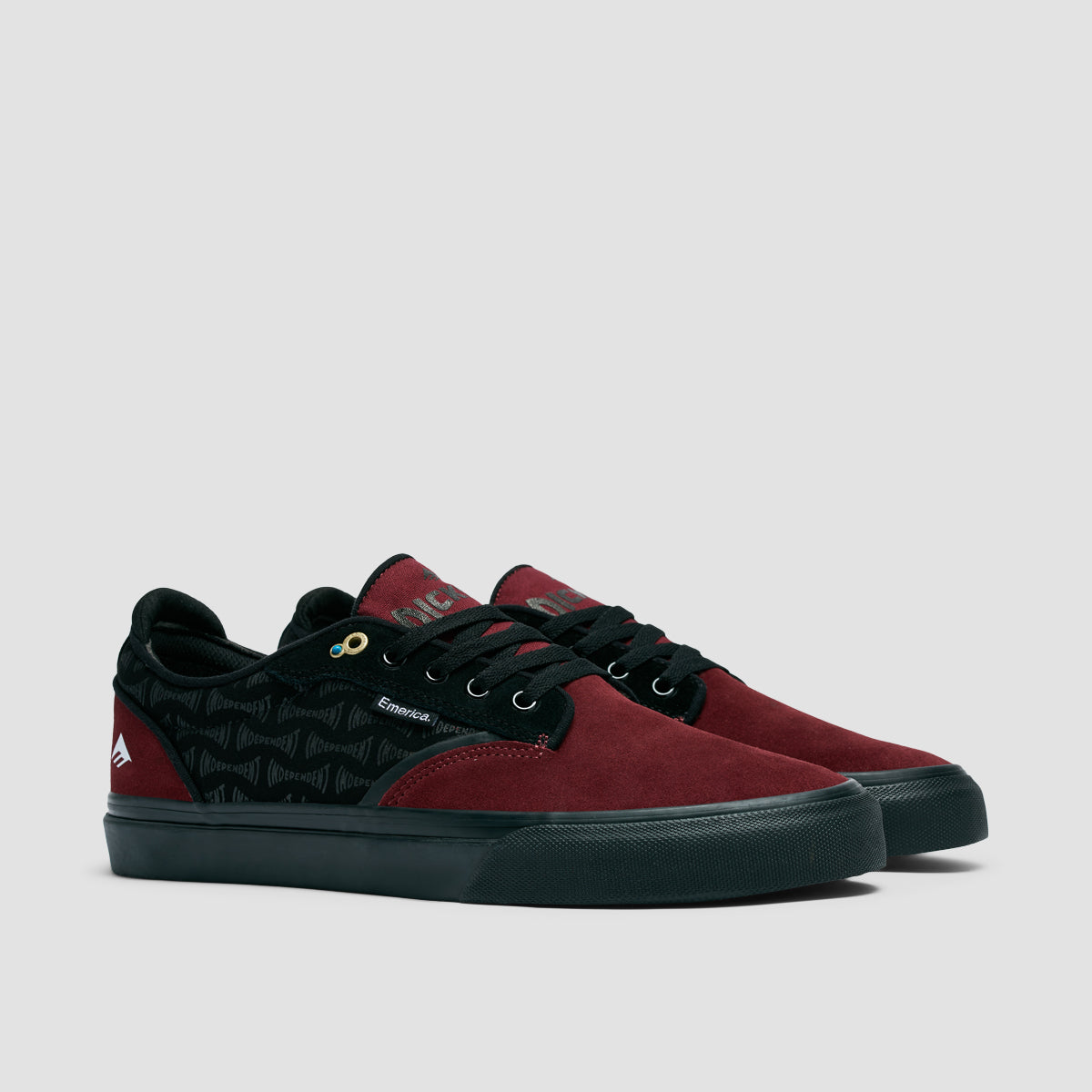 Emerica Dickson X Independent Shoes Red/Black