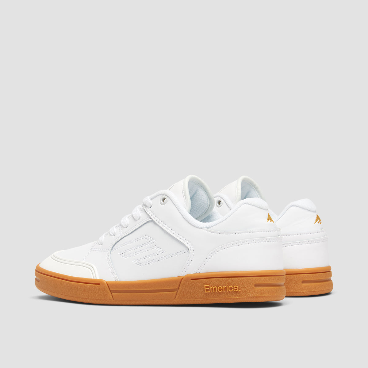 Emerica Heritic Shoes - White/Gum