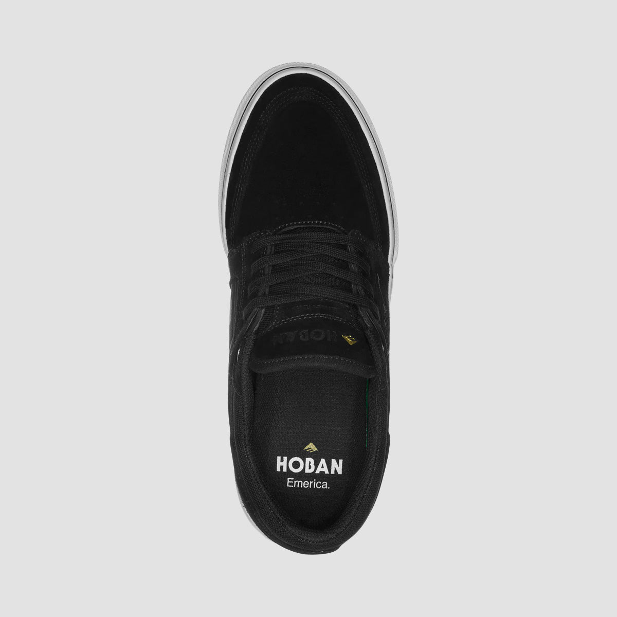 Emerica Hoban Shoes - Black/White/Gold