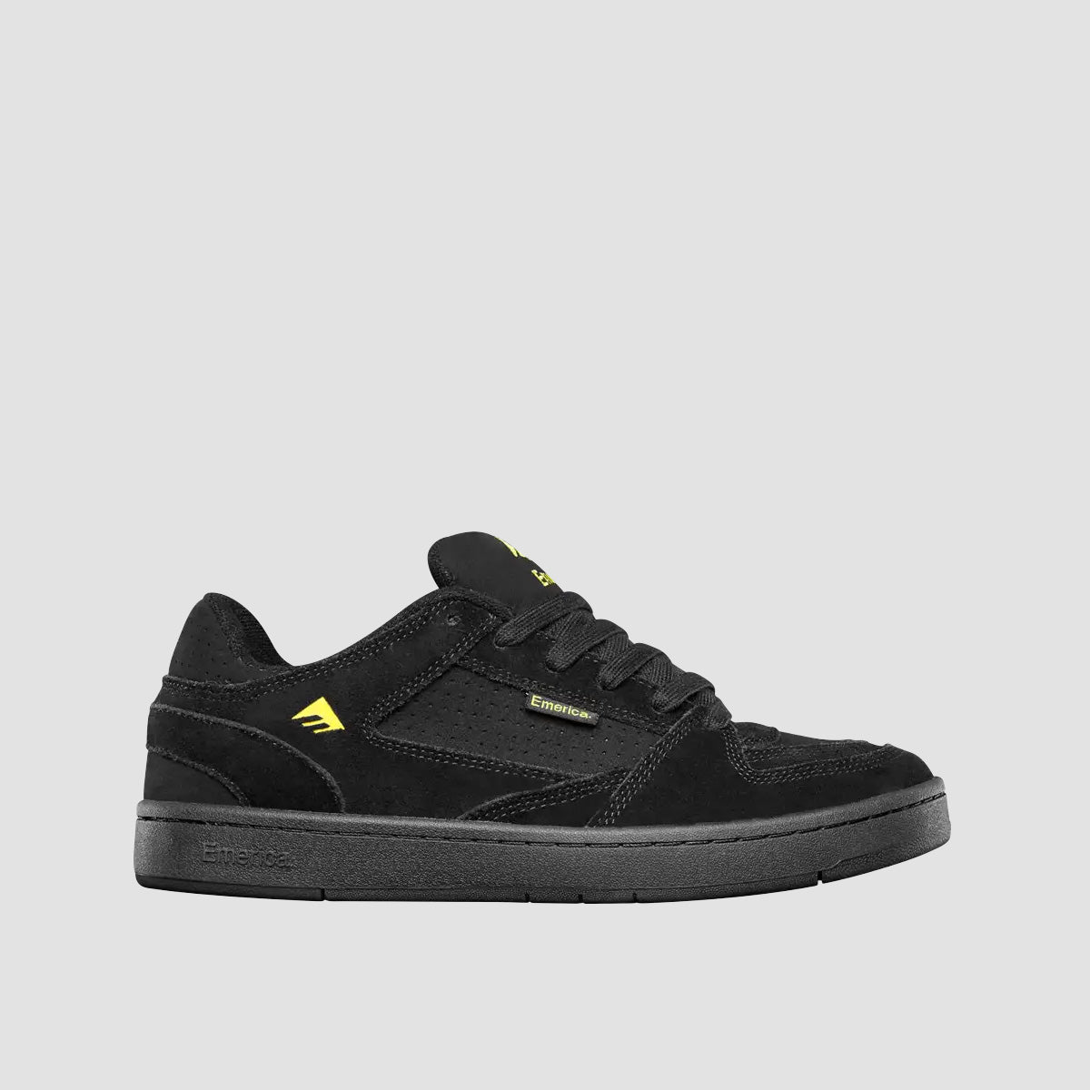 Emerica Mute Shoes - Black/Yellow/Black
