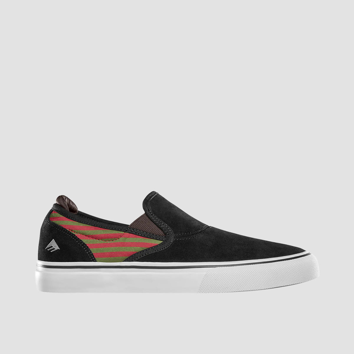 Emerica Wino G6 Slip-On Shoes - Black/Olive/Red