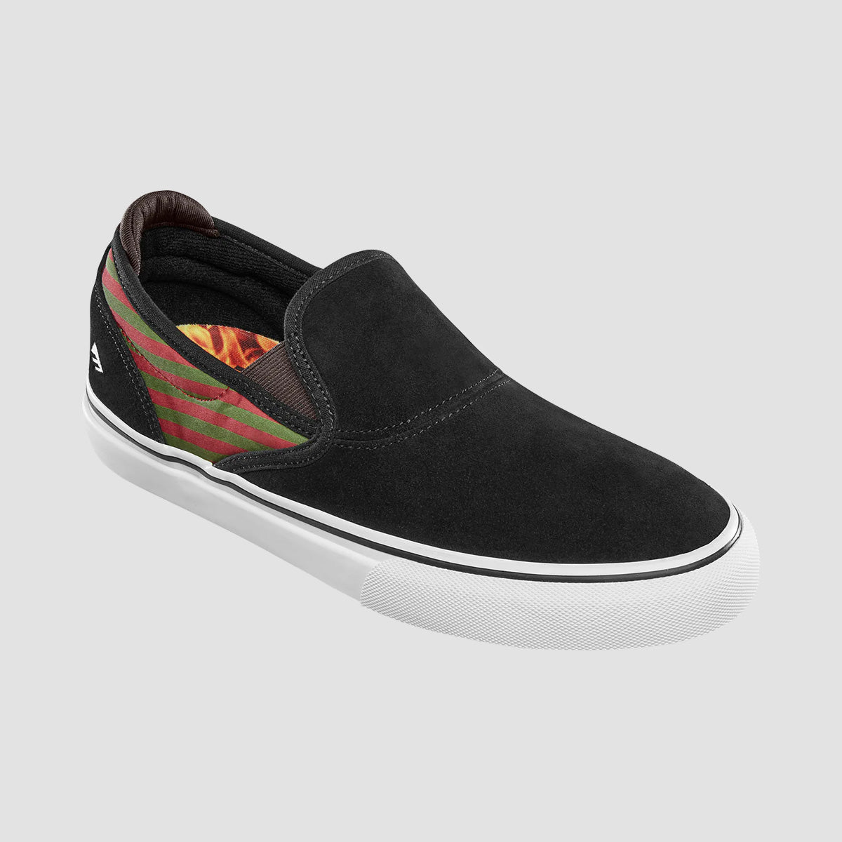 Emerica Wino G6 Slip-On Shoes - Black/Olive/Red