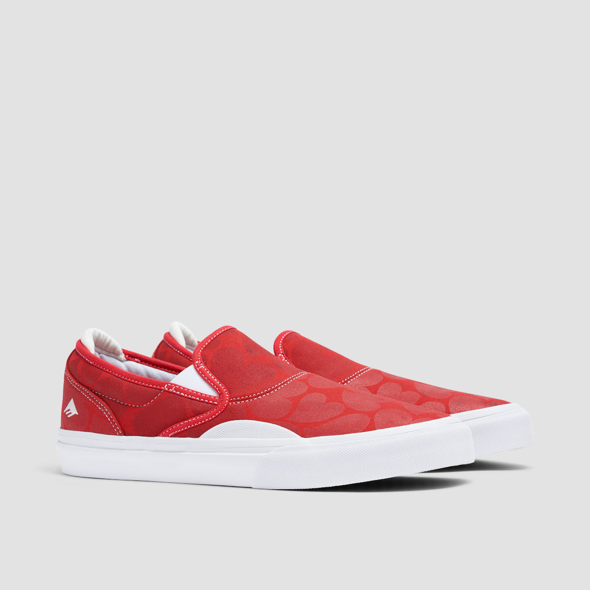 Emerica Wino G6 Slip On Shoes Red/White