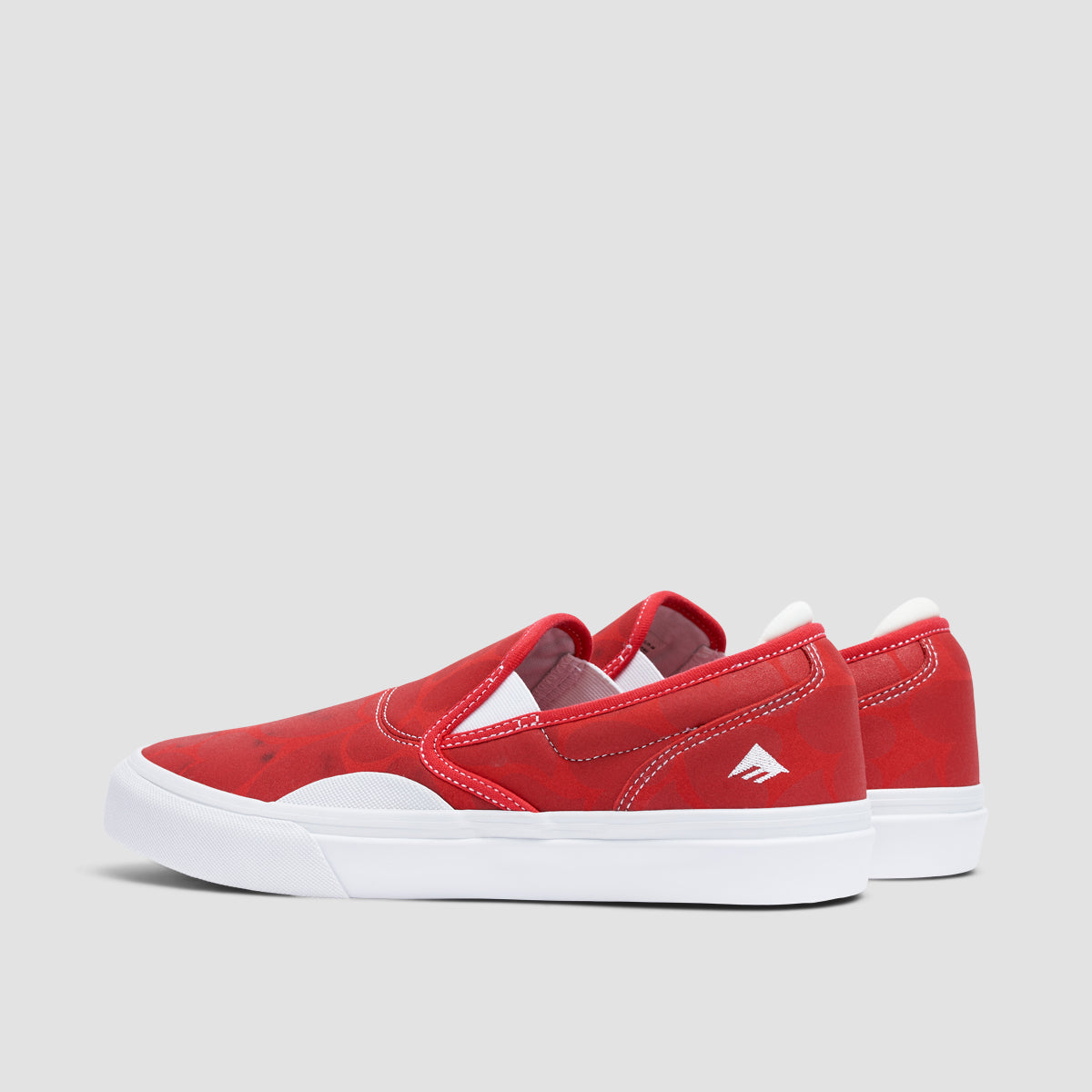 Emerica Wino G6 Slip On Shoes Red/White
