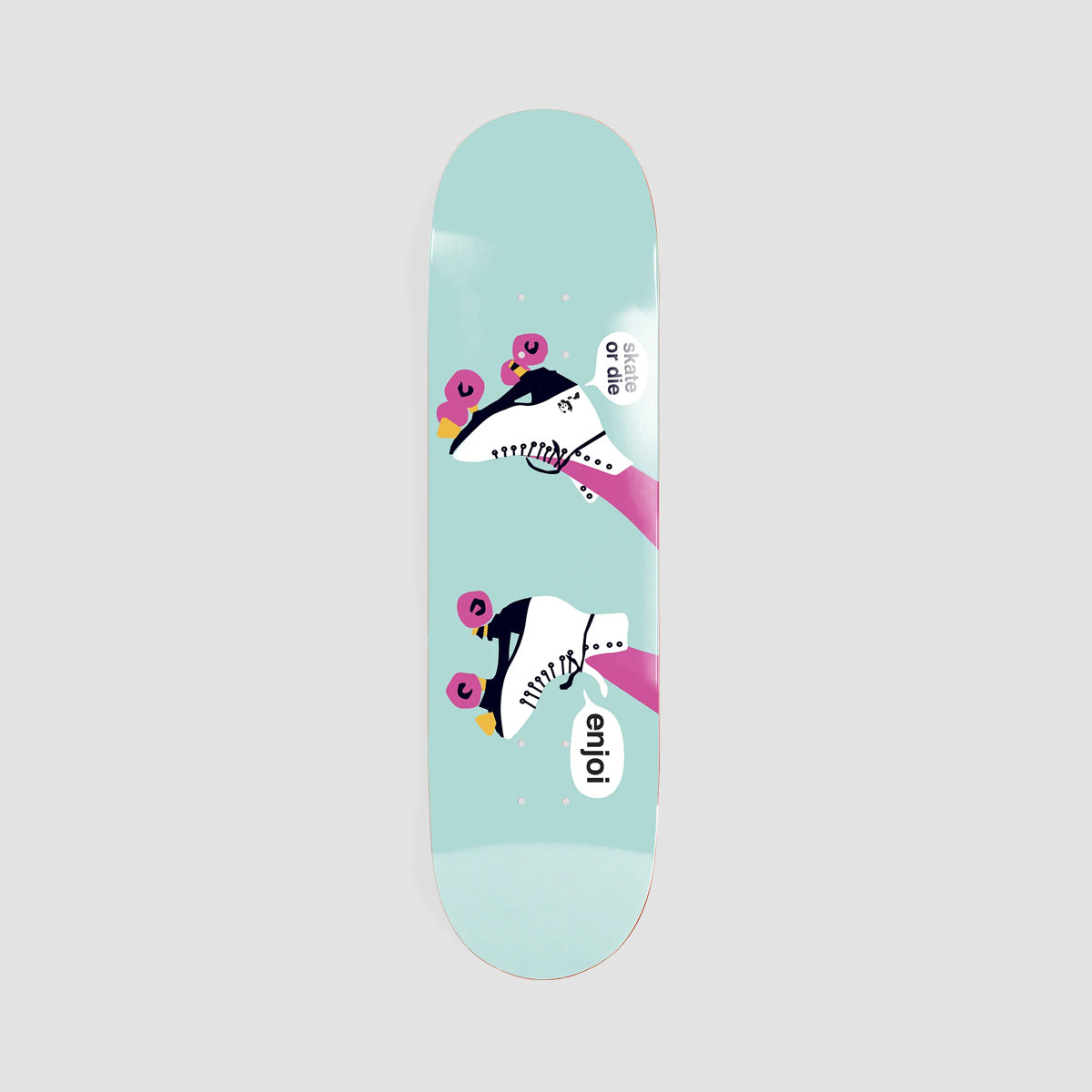 Enjoi Big Box Roller Skates R7 Skateboard Deck Mint - 8.25"