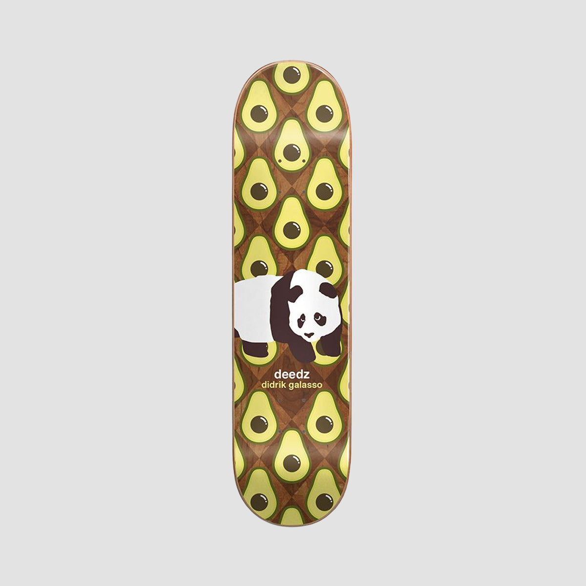Enjoi Peekaboo Pro Panda Super Sap R7 Skateboard Deck Deedz Galasso/Brown - 8.25"