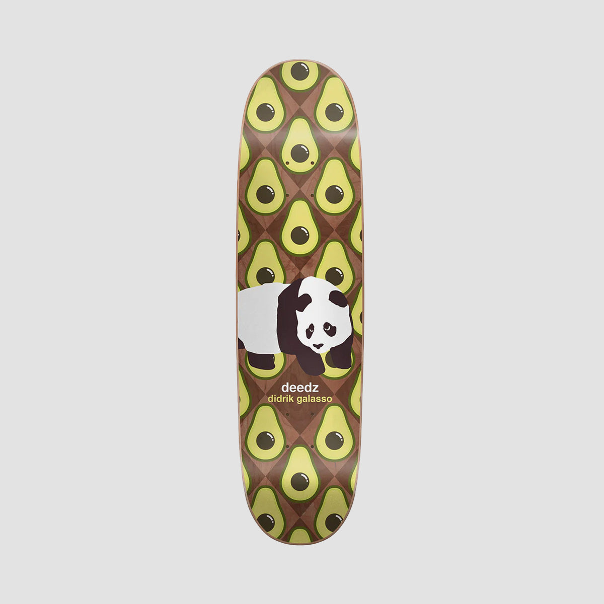 Enjoi Peekaboo Pro Panda Super Sap R7 Skateboard Deck Deedz Galasso/Brown - 8.375"