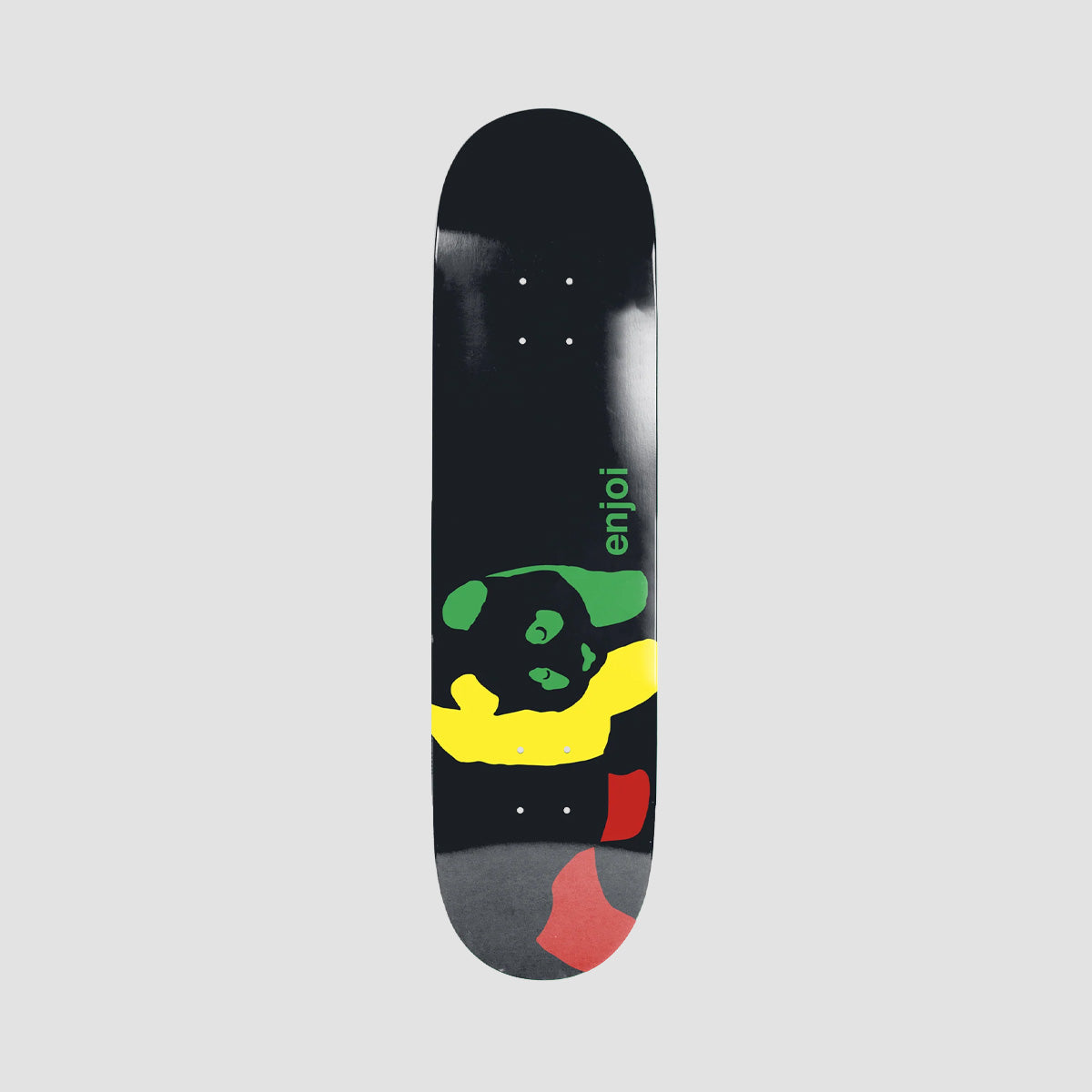 Enjoi Rasta Panda R7 Skateboard Deck Rasta - 8"