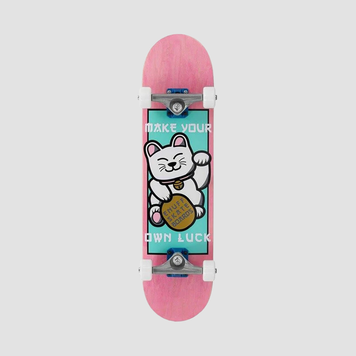 Enuff Lucky Cat Mini Skateboard Pink - 7.25"