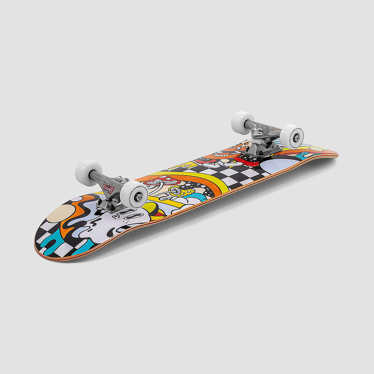 Enuff Meltworld Mini Skateboard Confused - 7.25"