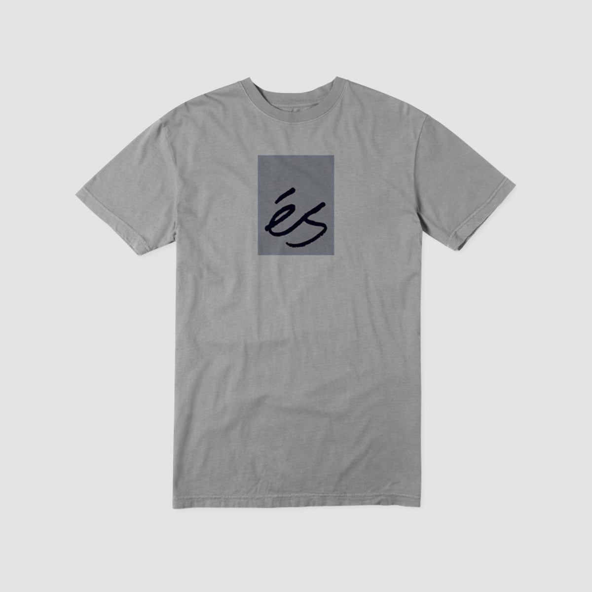 eS Main Block T-Shirt Light Grey