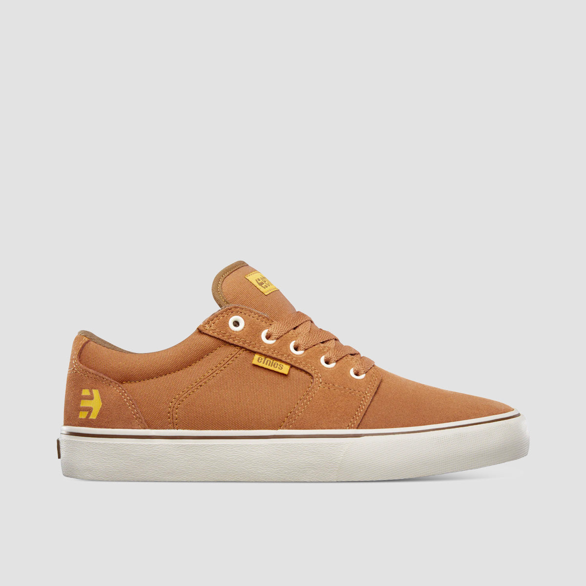 Etnies Barge LS Shoes - Brown/Gold/Yellow