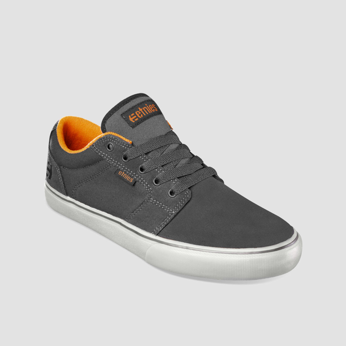 Etnies Barge LS Shoes - Dark Grey/Black/Orange