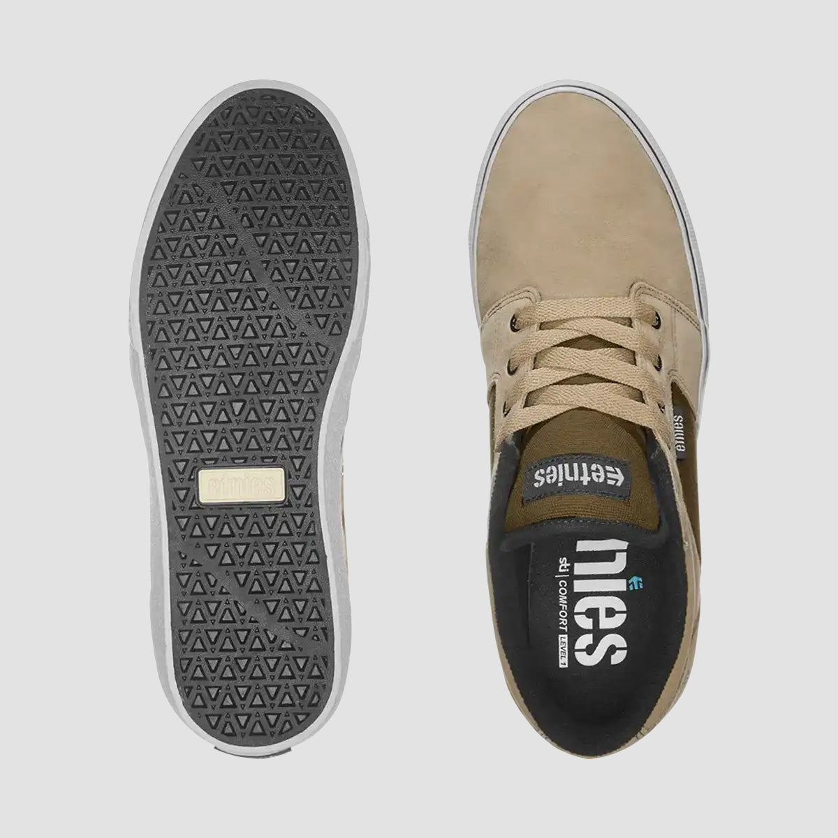 Etnies Barge LS Shoes - Tan/Brown/Orange
