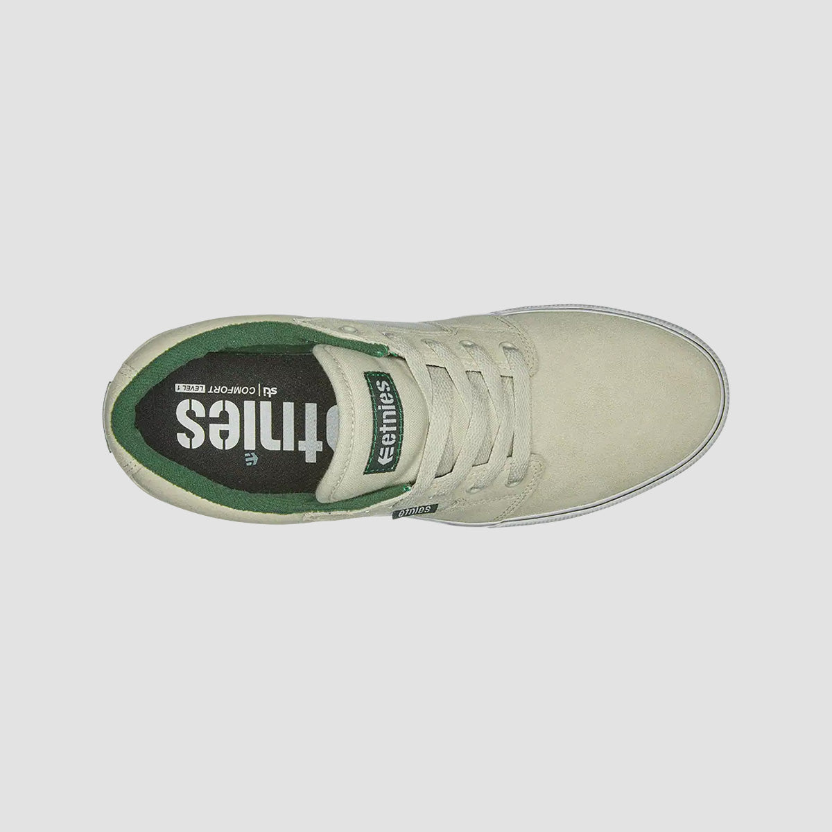 Etnies Barge LS Shoes - White/Green/Gum
