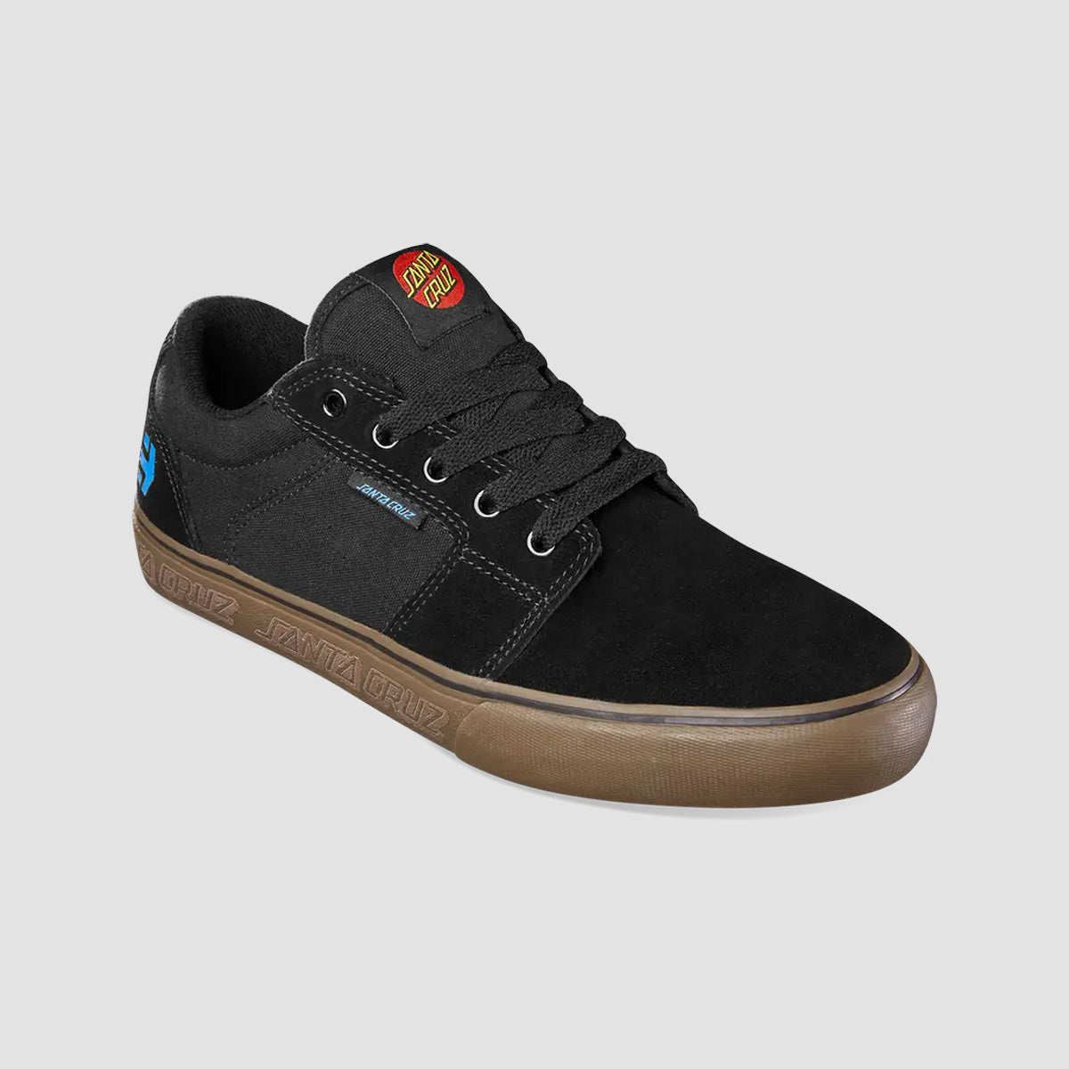 Etnies Barge LS X Santa Cruz Shoes - Black/Gum