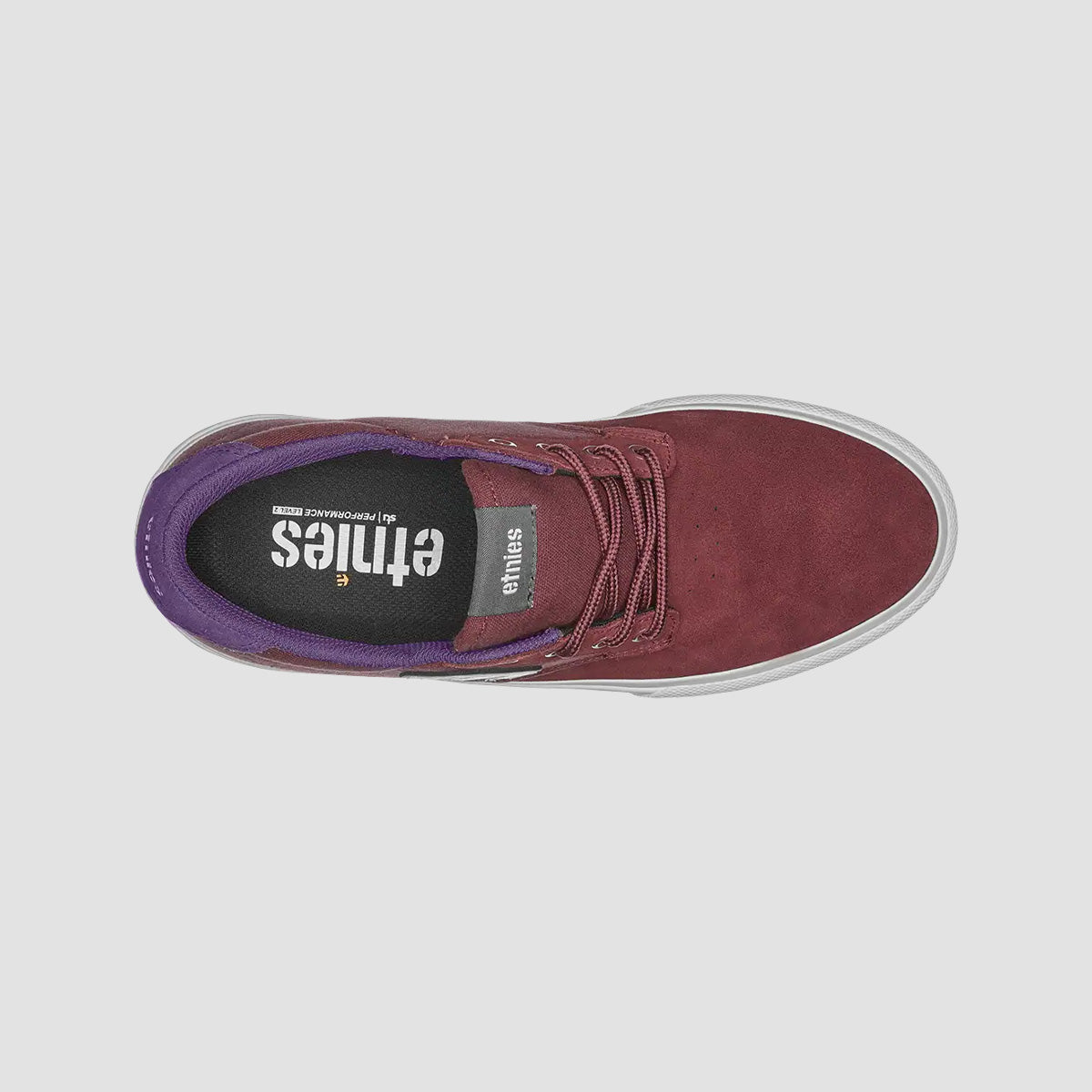 Etnies Barge Plus Shoes - Burgundy