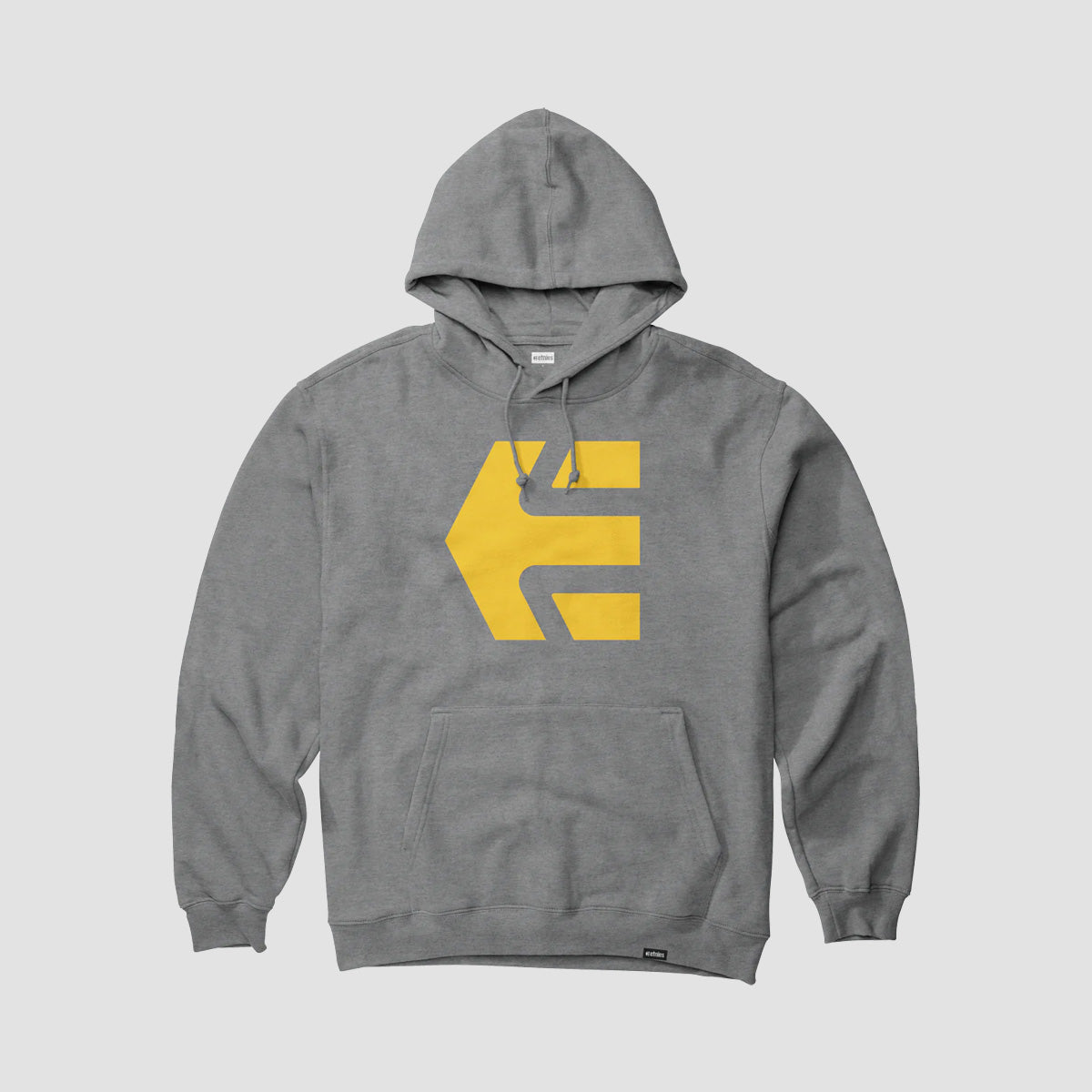 Etnies Classic Icon Pullover Hoodie Grey/Grey/Yellow