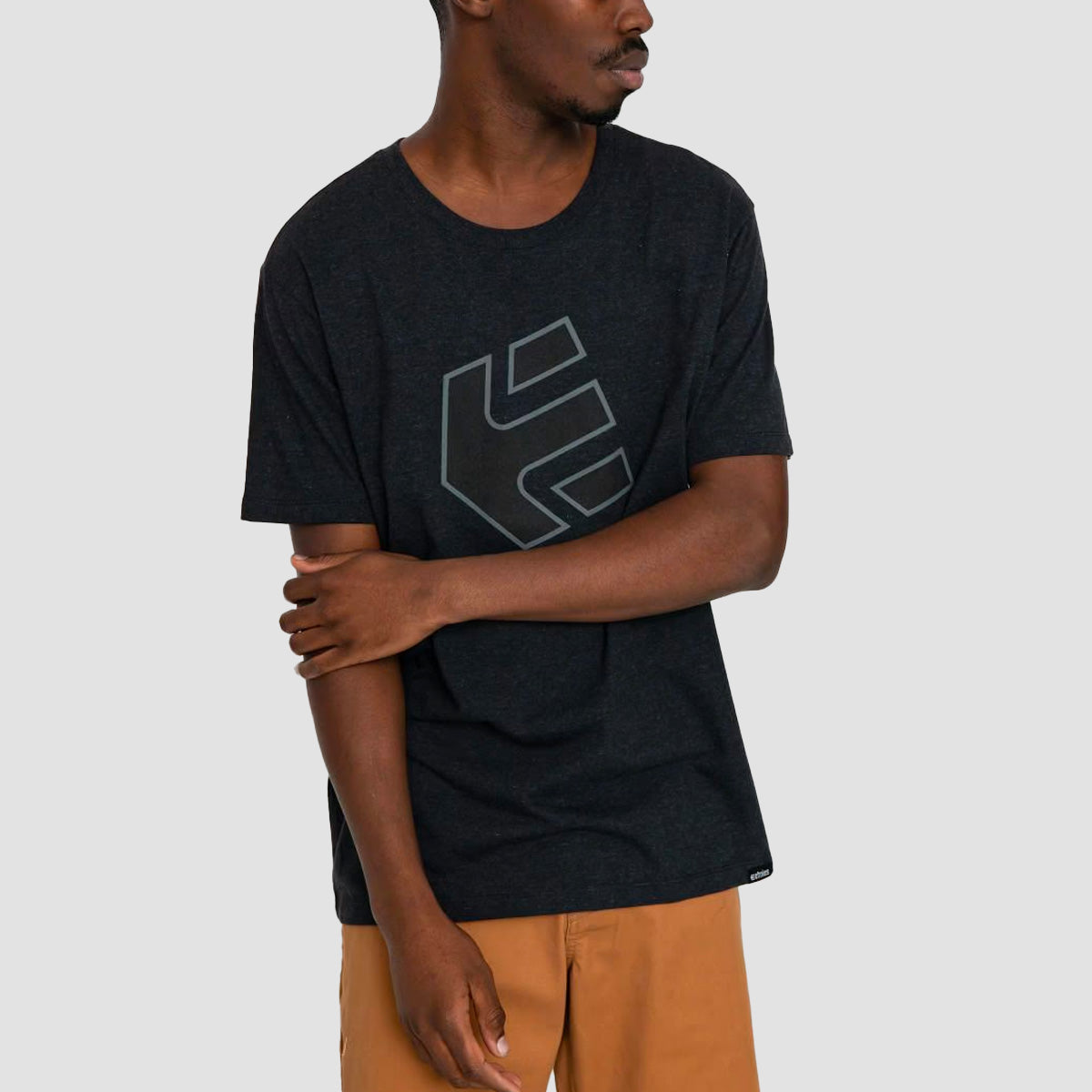 Etnies Crank Tech T-Shirt Black/Charcoal