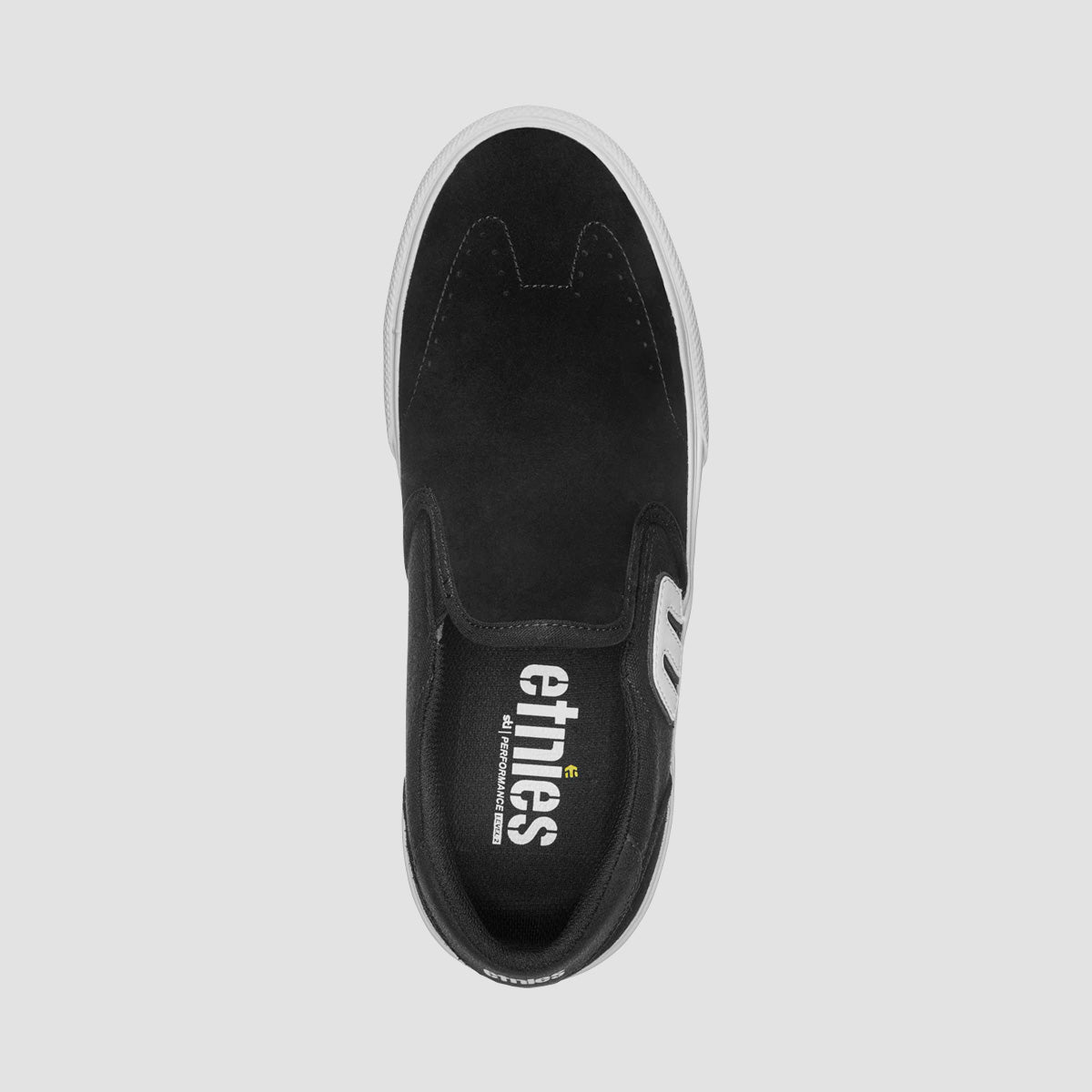 Etnies Lo-Cut Slip On Shoes - Black/White