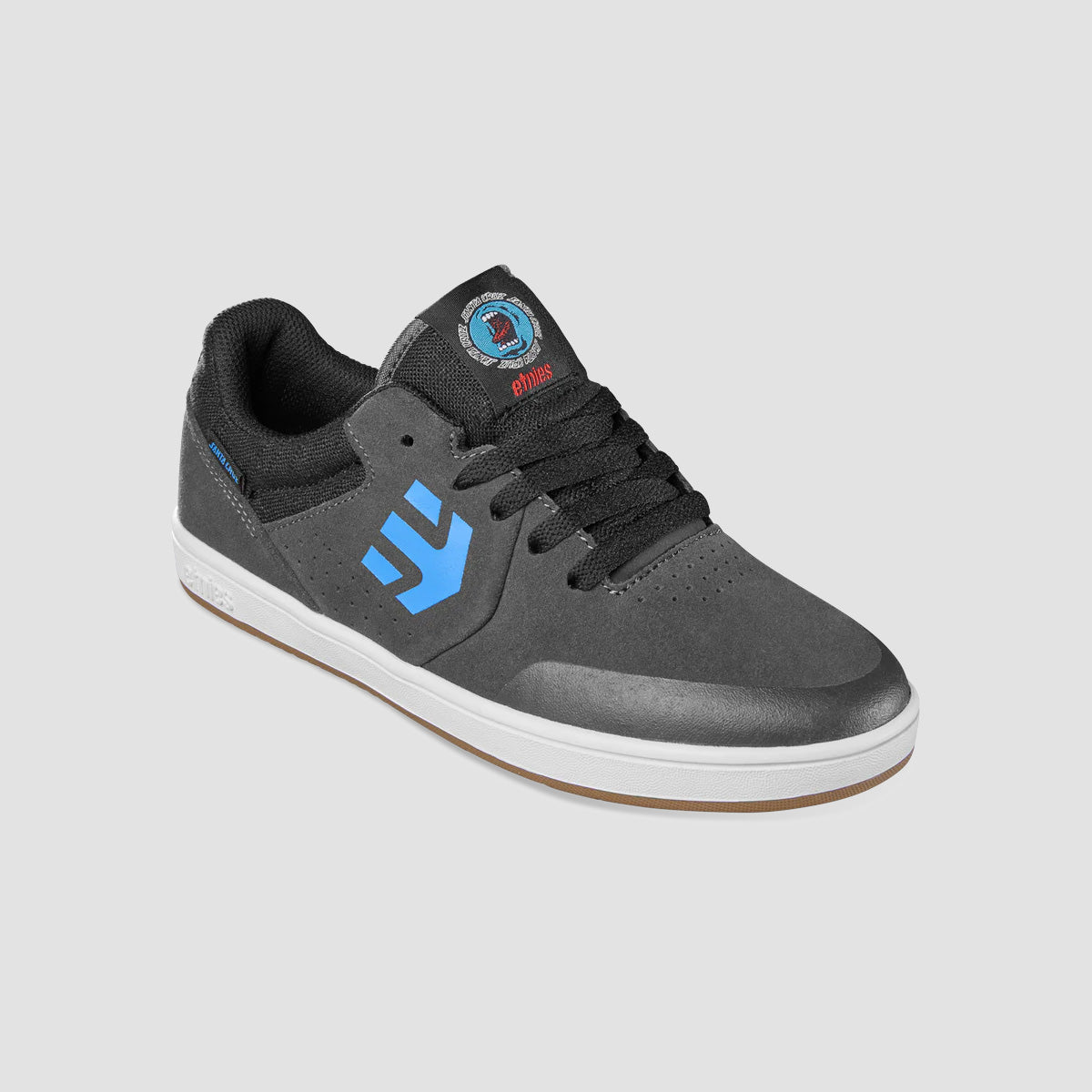 Etnies Marana X Santa Cruz Shoes - Grey/Black/Blue - Kids