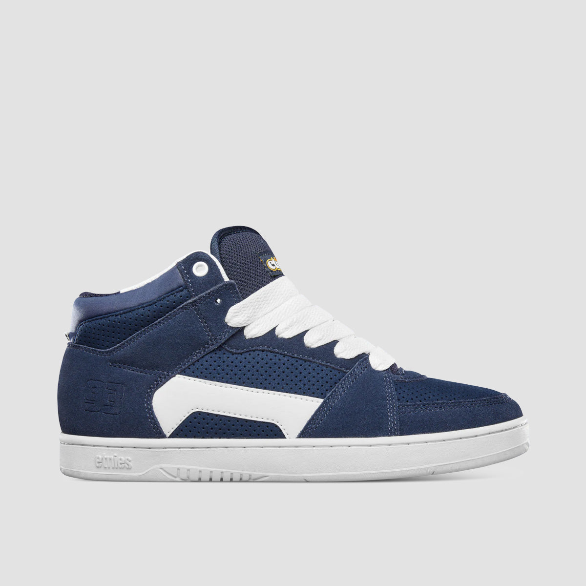 Etnies Mc Rap High Top Shoes - Navy/White