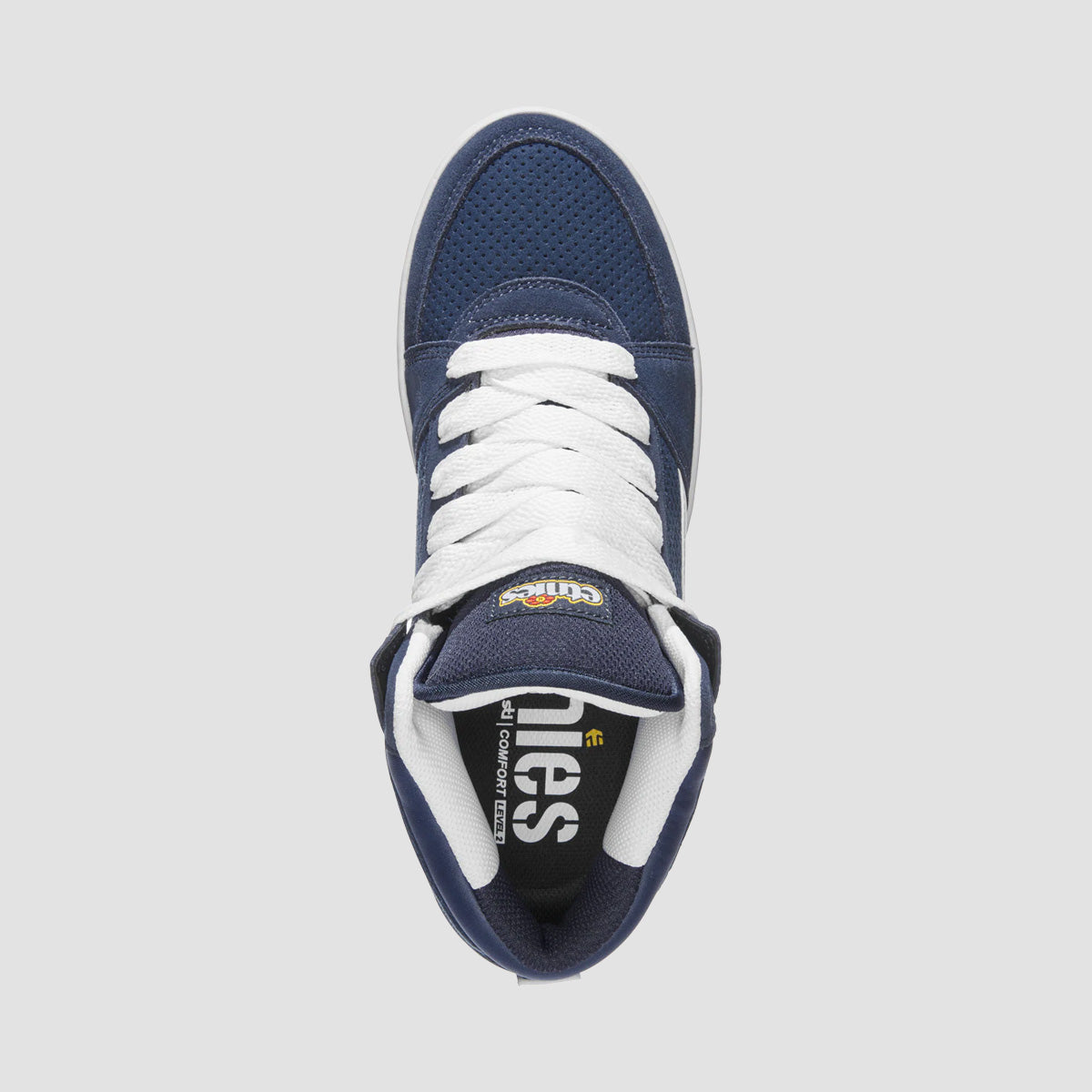 Etnies Mc Rap High Top Shoes - Navy/White