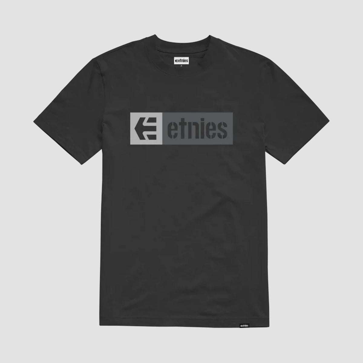 Etnies New Box T-Shirt Black/Grey/Grey