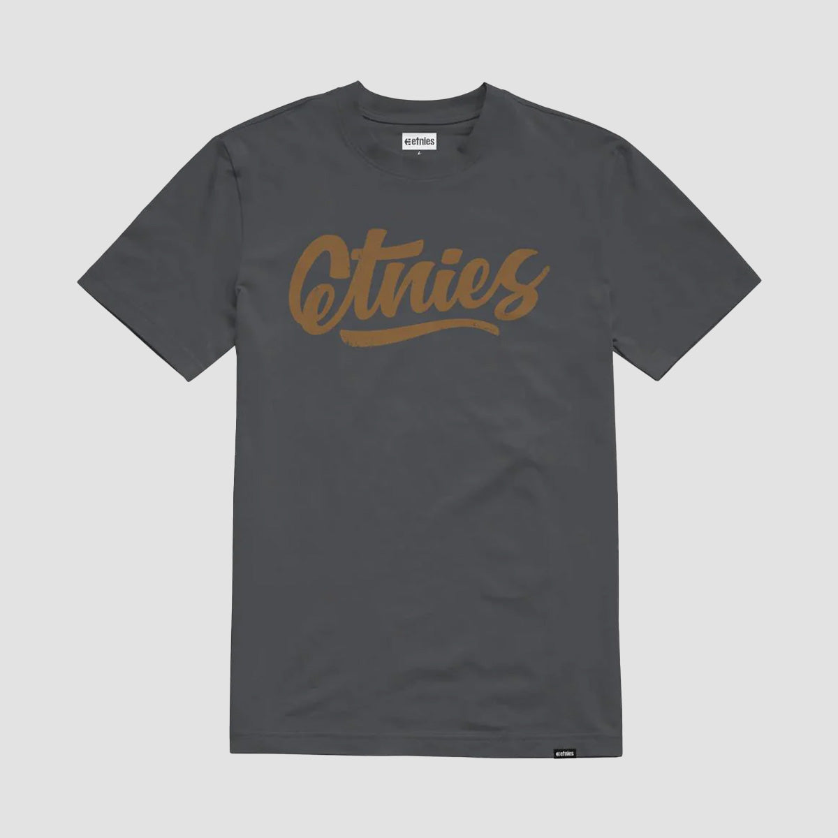 Etnies Script T-Shirt Charcoal