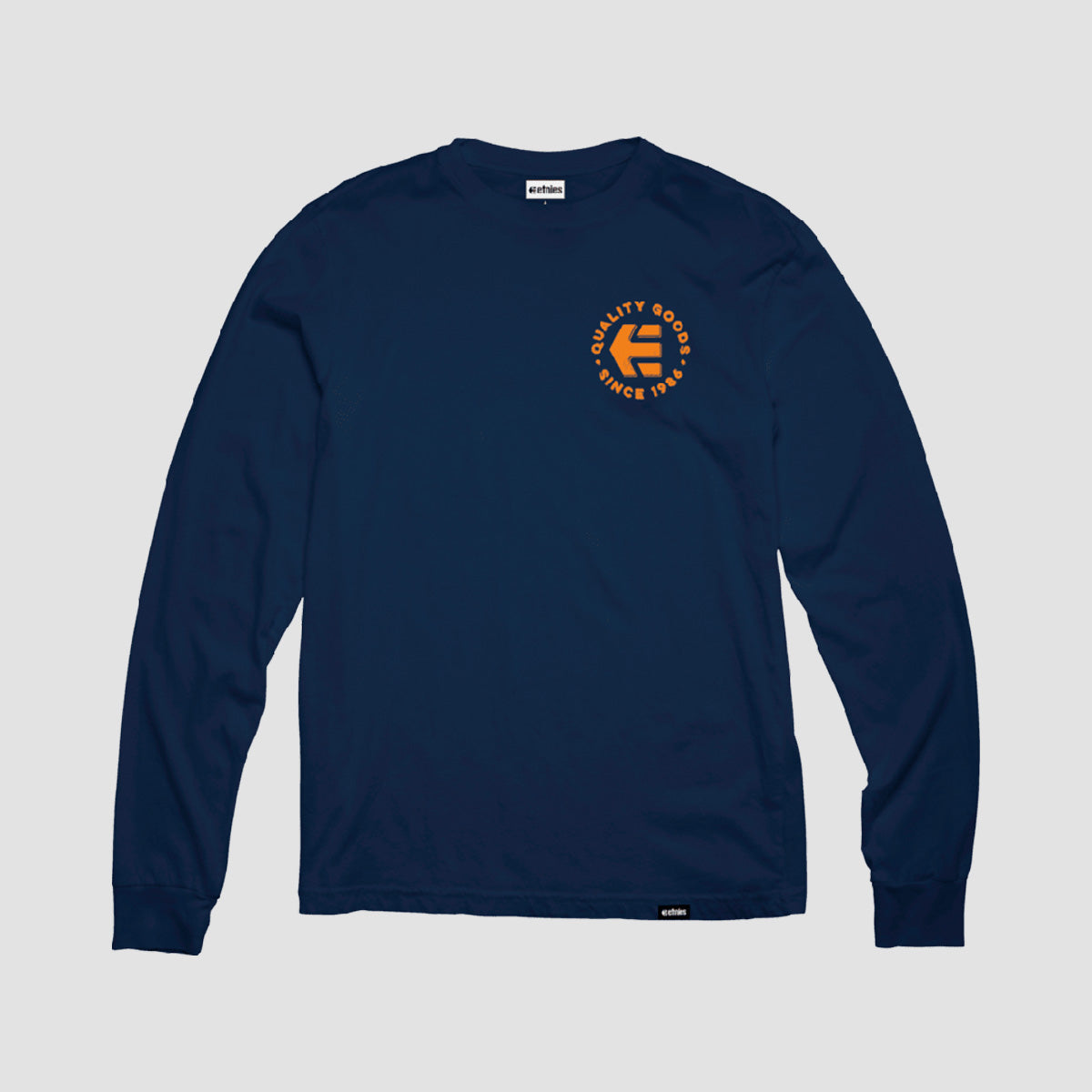 Etnies Since 1986 Longsleeve T-Shirt Navy/Orange