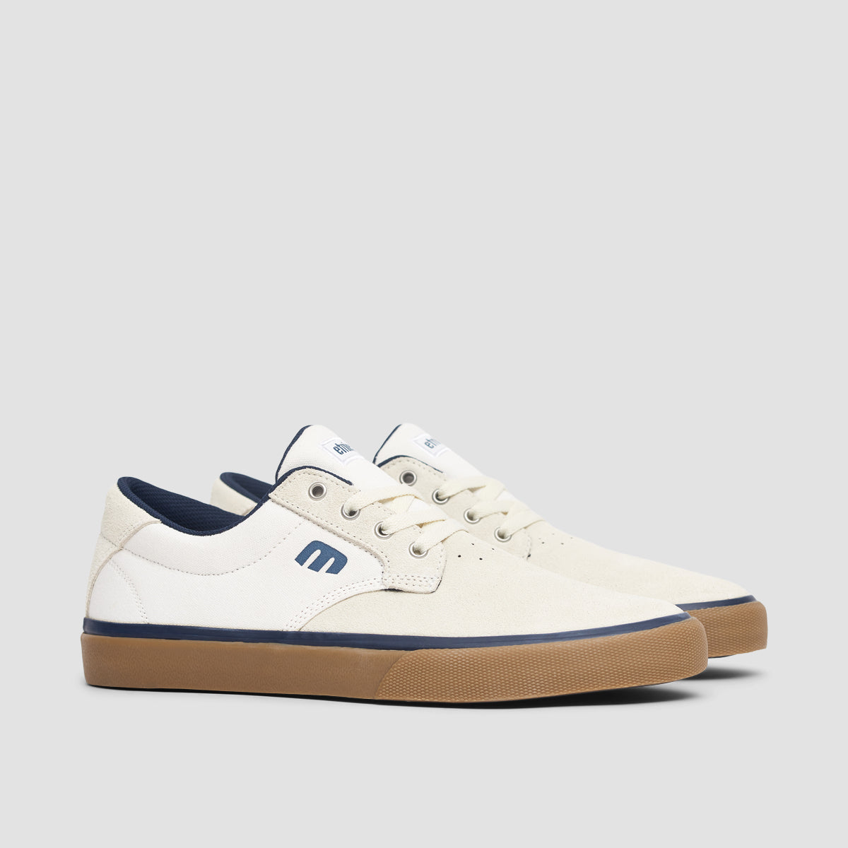 Etnies Singleton Vulc XLT Shoes - White/Navy/Gum