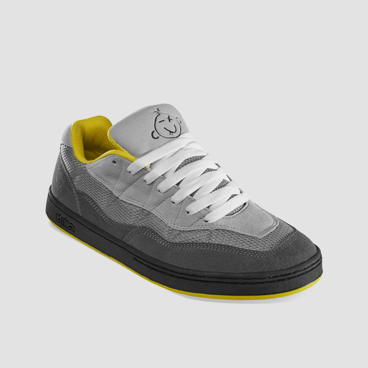 Etnies Snake Shoes - Grey/Grey/Yellow
