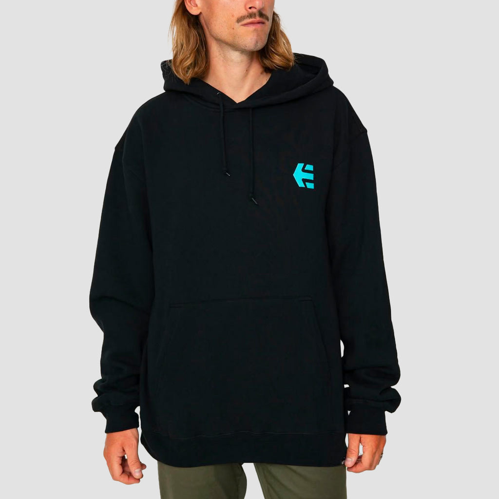 Etnies Thomas Hooper Abstract Pullover Hoodie Black