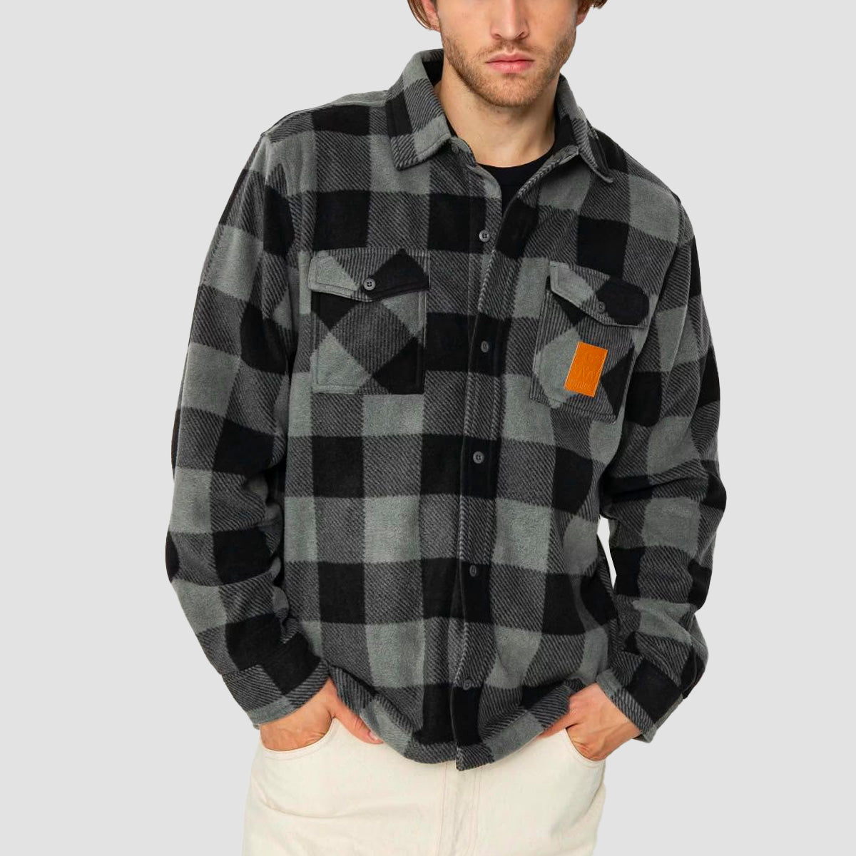 Etnies Woodsman Fleece Shirt Charcoal