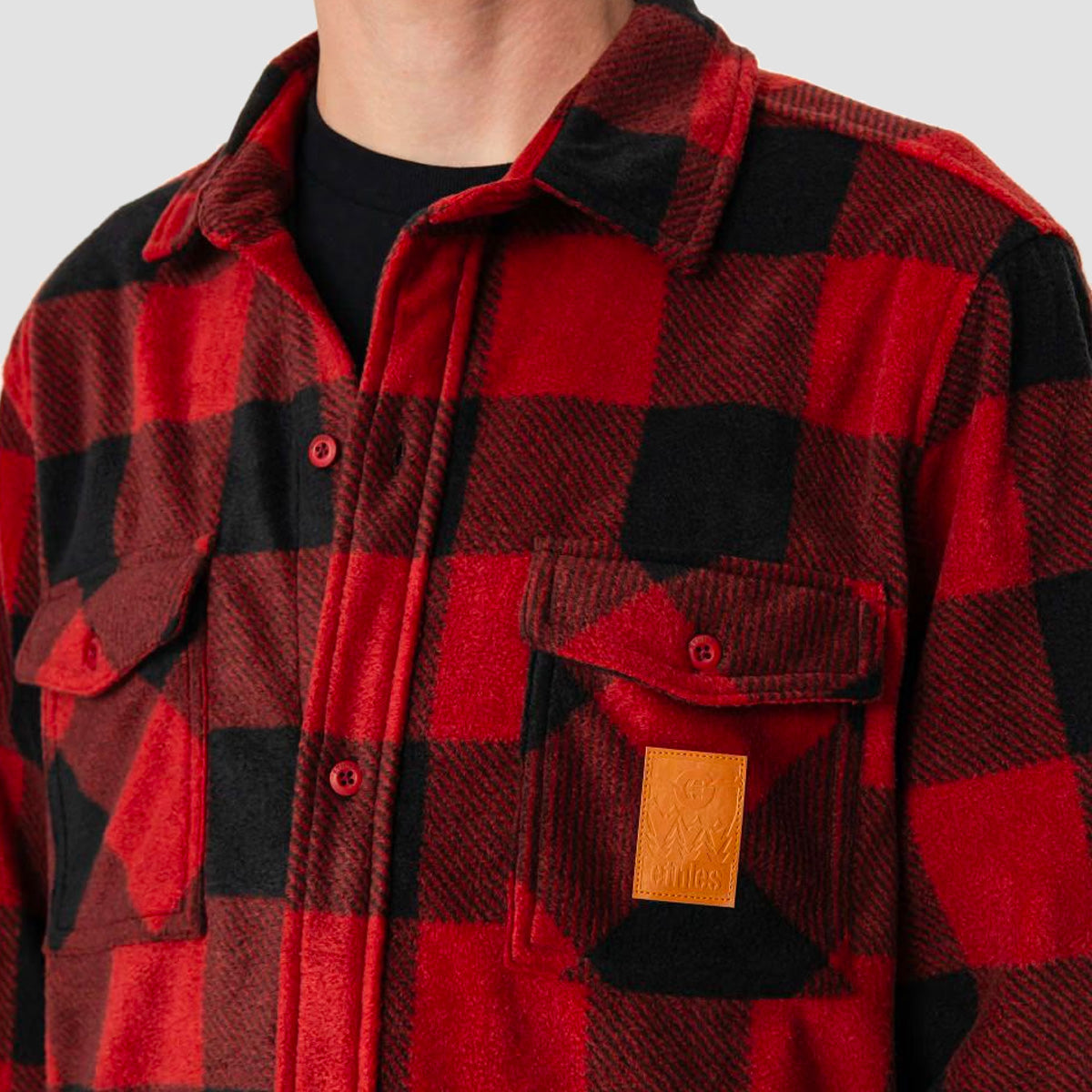 Etnies Woodsman Fleece Shirt Rust