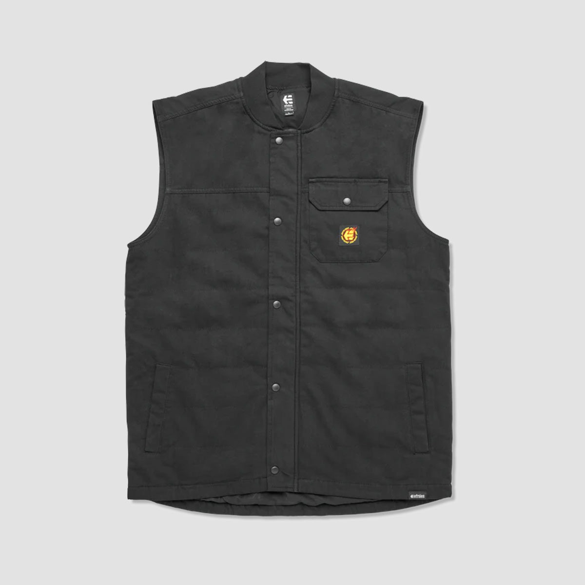 Etnies X Santa Cruz Flame Vest Jacket Black