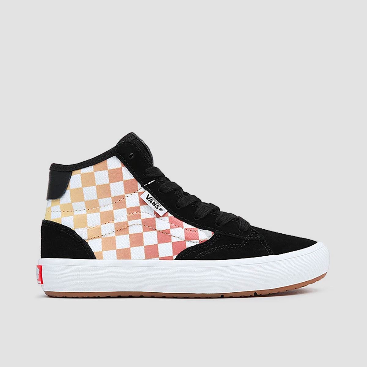 Vans The Lizzie High Top Shoes - Checkerboard Black/Multi