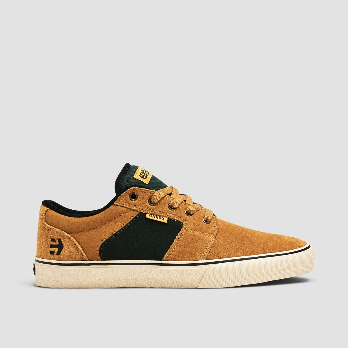 Etnies Barge LS Shoes - Tan/Green