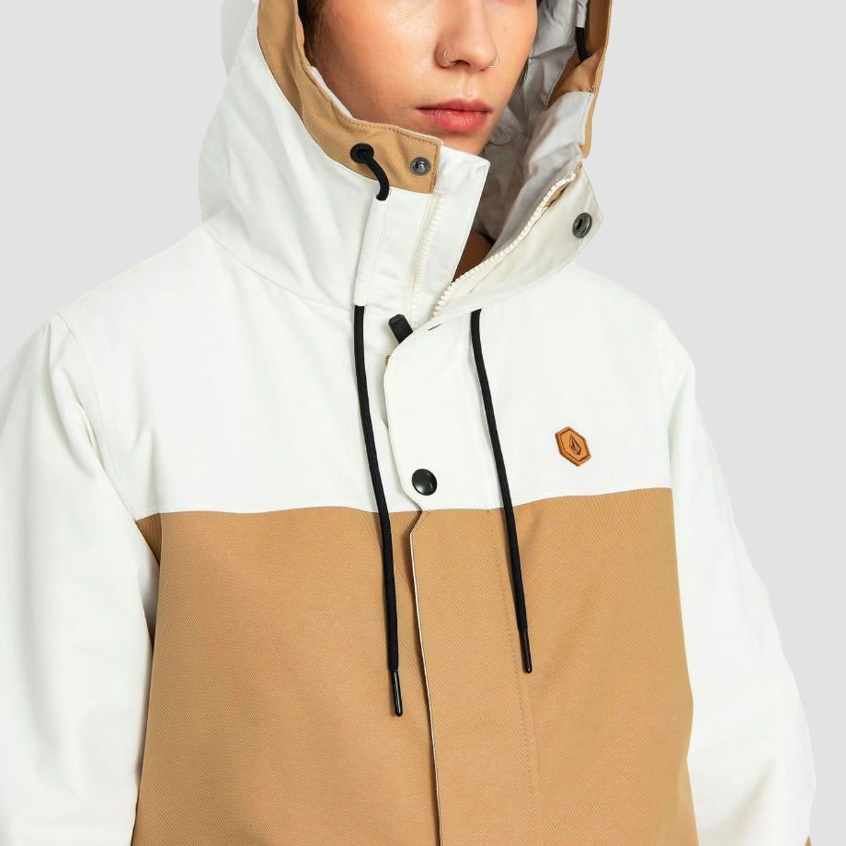 Volcom Bolt Ins Snow Jacket Dark Khaki - Womens