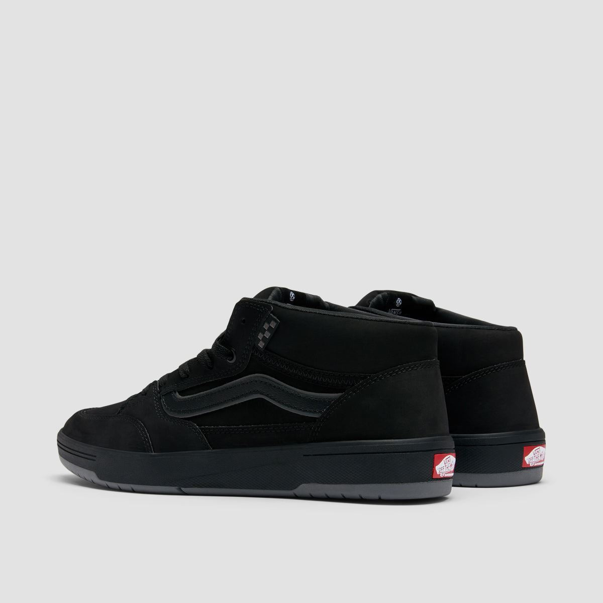 Vans Skate Zahba Mid Top Shoes - Black/Pewter