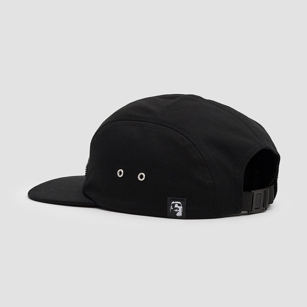 Heathen Arclite Five Panel Cap Black