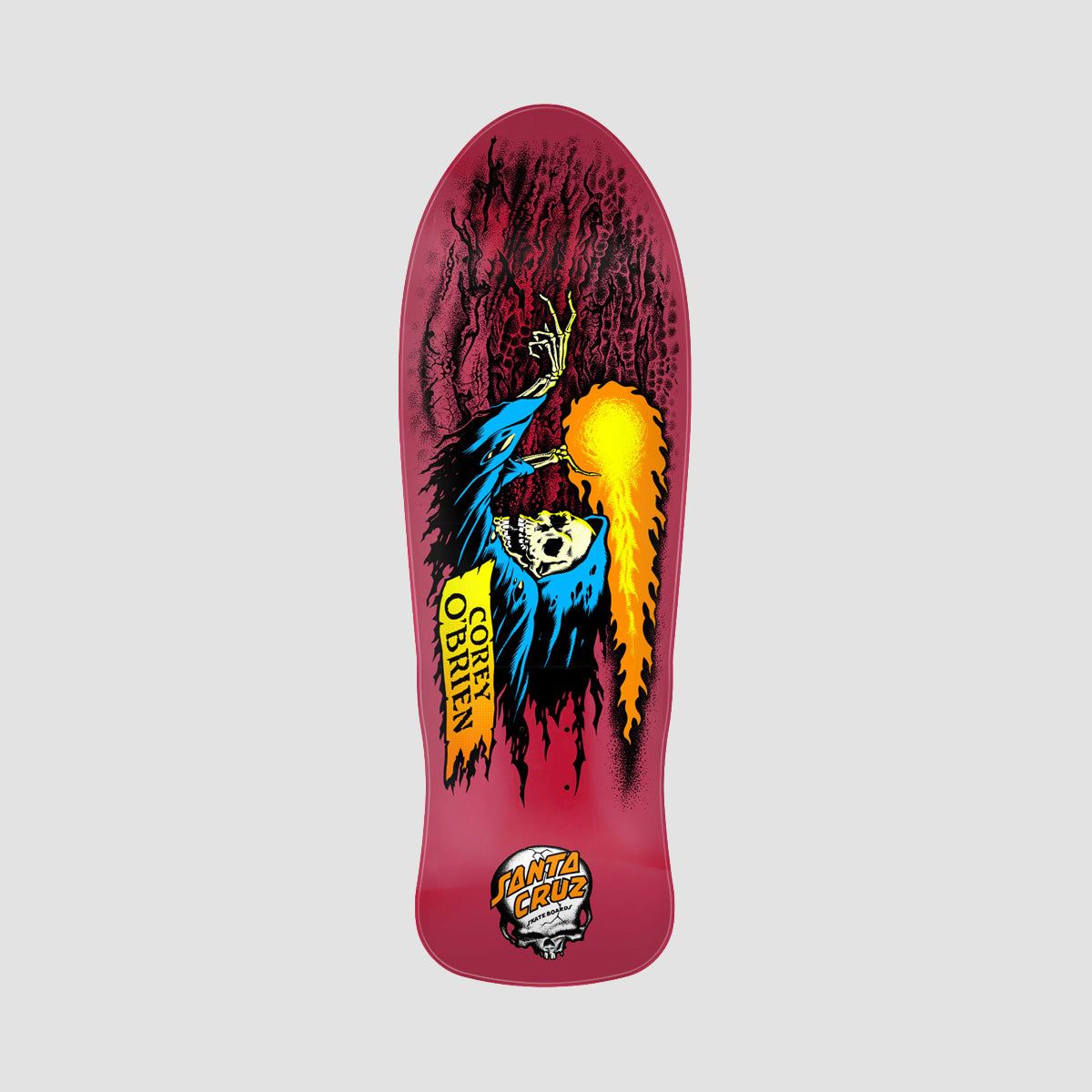Santa Cruz O'Brien Reaper Reissue Skateboard Deck - 9.85"