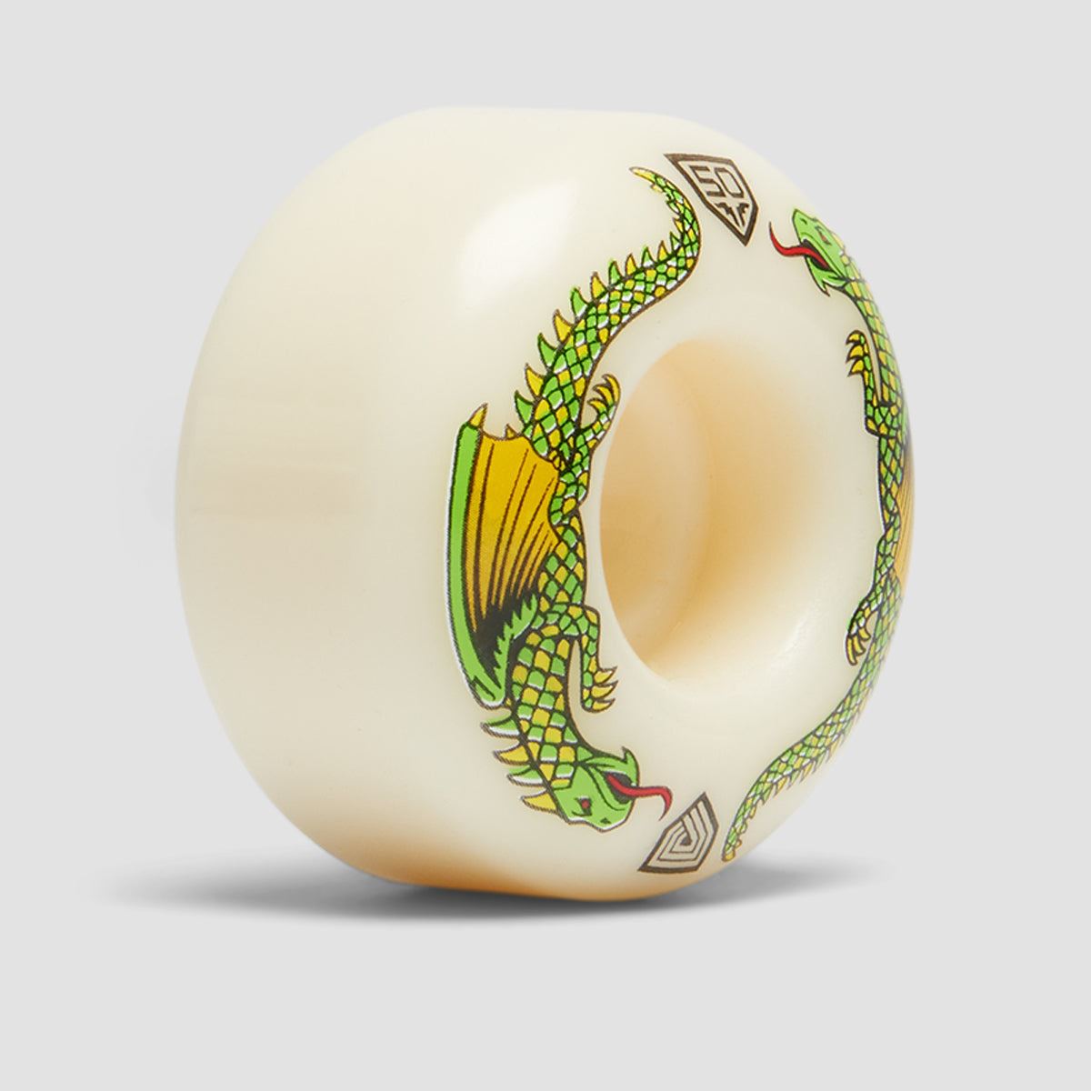 Powell Peralta Dragon Formula 93A V1 Skateboard Wheels Off White 50x30mm